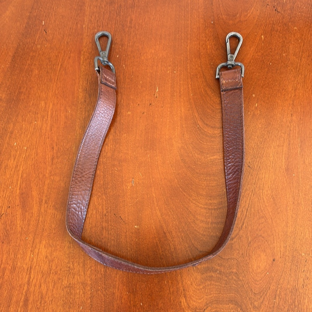 Brown Leather Bag Strap